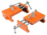 2pcs Cabinet Claw Aluminum Alloy Cabinet Claw Clamps for Installing Cabinetry Face Frame Orange V1294-YM0703-3114230029611