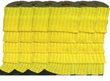 6x Womens Leg Warmers Disco Winter Knit Dance Party Crochet Legging Socks Costume - Yellow V563-BR-6LEGWARMRS-YLW