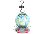 Hummingbirds Water Feeder Colorful Painting Glass Bird Feeding Tool for Garden CourtyardQ2 V1294-YM0901-3111200116912