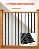 Staircase Balusters 101 Pack, 660 mm Aluminum Stair Balusters, 19 mm Water-Proof Round Metal Spindle V952-YXKLGZL101G2OOT2PV0