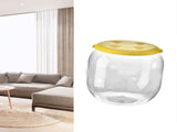 Toy Storage Stool Multipurpose Innovative Round Shape Transparent Storage Stool for Home Living Room V1294-YM0710-3117230244711