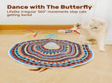 Cat Toy Interactive Spinning Cat Toy Butterfly Attachment Cat Toy Feather V1107-139-04572