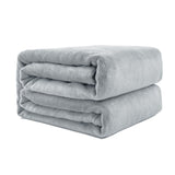 Super Soft Micro Flannel Plush Blanket Queen 220 x 240cm Cream V442-STT-BLANKET-25MICROFLANNELPLUSH-CREAM-QS