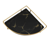 Bathroom Storage Tray Light Luxury Decorative Golden Texture Triangle Bathroom Organiser Tray for V1294-YM0710-3112230084211