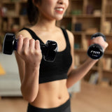 5kg Dumbbells Pair PVC Hand Weights Rubber Coated V63-782505