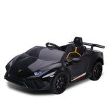 Kahuna Lamborghini Performante Kids Electric Ride On Car Black CAR-LAM-BK