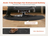 Salon Mat for Hair Stylist, 1220 x 930 mm Semi-circle Salon Chair Mat, 25mm Thickened Anti Fatigue V952-SLDBYD1INCH3ZHR0VV0