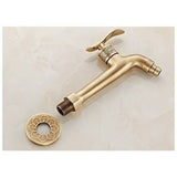 Antique Brass Tap with Lever Handle, Antique Brass Finish, G1 2 V1237-ZY-715-268