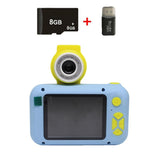 Reversible Mini Hd Child Camera With 8G Card Reader - Blue PRL-5036903060DBT