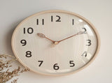 Wood Wall Clock Retro Quiet Decorative 12 Inch Round Wall Clock for Home Bedroom Living Room Decor V1294-YM0901-3115240111011