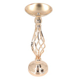 Table Candlestick Ornament Iron Twisted Curb Candle Holder Decorative Ornament Wedding Candlestick V1294-YM0710-3115230100011