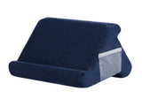 Dark Blue Soft Multi-Angle Tablet Pillow Stand - Comfy Reading & Viewing Holder for iPads, Books, V888-ELOSUNG27496