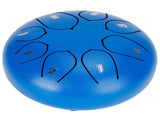 6in Tongue Drum 8Tones Ethereal Hand Pan Drums with Drumstick Percussion InstrumentBlue V1294-YM0721-3117200192311