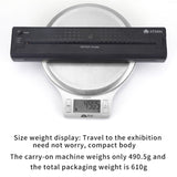 Wireless Tattoo Transfer Printer Portable Machine Clear Transfer Stencil Printer Black V201-HLWS009-BLACK
