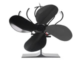 4 Blade Fireplace Fan Aluminium Alloy Heat Powered High Temperature Resistant Stove Fan for Home V1294-YM3113220215611-0421