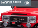 Kahuna Licensed Toyota FJ-40 Electric 2-Seat Kids Ride On Car by Kahuna - Red CAR-TYT-FJ40-RD