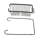 Over The Toilet Storage Shelf Large Capacity Aluminum Toilet Storage Basket Metal Bathroom Storage V1294-YM0710-3112230073211
