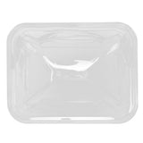 Splatter Cover Clear Transparent Acrylic Dustproof Rectangle Shape Convenient Practical Home Plate V1294-YM0626-3118220300612