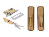 Front Exterior Door Handle Lockset Aluminum Alloy Silent Home Door Handle Lock with Keys for Bedroom V1294-YM0521-3114230026911