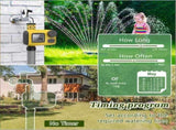 Smart Outdoor Watering Timer with Rain Delay & Manual Mode Automatic Garden Irrigation Controller V1107-CS-JHDSQ