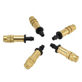 100PCS Single Hook Copper Atomizing Nozzle Drip Irrigation Sprayer Atomizing Sprinkler for 4/7 Hose V1294-YM0901-3111210182911