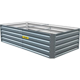 Galvanized Raised Garden, 203 x 102 x 48 cm Metal Planter Box, Gray Steel Plant Raised Garden V952-HYZZC80CFXK40CHS1V0