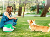 Automatic Dog Ball Launcher with 15 Mini Tennis Balls & Mesh Bag Rechargeable Pet Toy for Small V1107-CS-CWGPQQLV