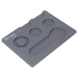 Coffee Tampers Mat Portable PVC Polished Back Antiskid Coffee Tamping Pad for Bar Cafe Home Grey V1294-YM0626-3118220323012