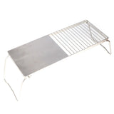 Grill Stand Multifunctional Folding Stainless Steel Outdoor Kitchen Stand for BBQ Grilling Camping V1294-YM0523-3111220000411