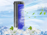High Wind Silent Tower Fan, Portable Vaneless Air Conditioner, Three Speed Adjustable, Ideal for V1192-AZ-W-24246