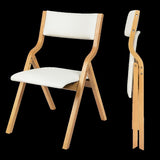 Levede 6x Dining Chairs Foldable PU Beige CH1099-2-BGX3