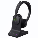 Yealink WH68 Dual UC DECT & Bluetooth Wireless Technology, 4-Mic Hybrid ANC, 4-Mic Noise V1202-V2-IPY-WH68-D-UC