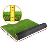 Prime Turf Artificial Grass 20mm 2mx5m Synthetic Fake Lawn Turf Plastic Plant 4-coloured AR-GRASS-20-205M-4C