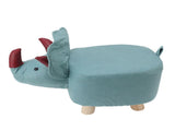 Cute Animal Footstool with Soft Padded Cushion and Prevent Slip Feet Small Footrest Stools for Kids V1294-YM0703-3116230004213