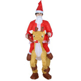Christmas Santa Claus Cartoon Inflatable Costume for Halloween Festivals Party DecorationSanta Claus V1294-YM0901-3117200131612