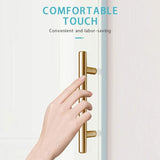 10 Pieces T Bar, Pack Cabinet Door Brushed Stainless Steel Hardware for Kitchen Cabinets Pull V1237-ZY-528-203