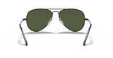 Aviator Metal II in Black and Green Sunglasses V196-RB3689-9148-31