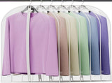 HANGERWORLD Clear 40inch Showerproof White Trim Suit Coat Garment Clothes Carry Cover Protector Bags V1258-DP02-F-306