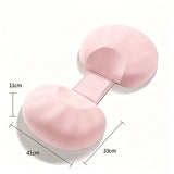 Pink Memory Foam Pregnancy Pillow for Side Sleeping, Adjustable Maternity Belly and Back V888-ELOSUNG54143