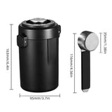 Airtight Coffee Canister with Humidity Gauge Date Record Disk One Way Exhaust Valve Double Layer V1294-YM0901-H49316B