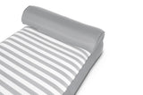 Spire Adalus Luxury Pool Lounge Grey Stripe RL-935G V1032-SP-ADALUS-935G