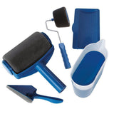 5-piece Paint Roller Set with Fillable Roller and Edger - Leak Proof Wall Painting Kit, Tray and V888-ELOSUNG56293