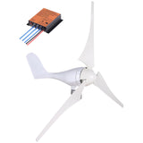 Wind Turbine 400Watt Wind Turbine Generator DC 12V Wind Turbine Generator 3/5 Blades with Controller V952-400WYCWXFLFDJ0001V0