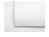 Bianca Fletcher Flannelette Cotton Sheet Set White Super King V442-BCA-SHEETS-FLETCHER-WHITE-SK