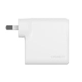 Cygnett Powerplus 45W Multiport Wall Charger AU - White V578-CY4769PDWCH