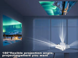 HD Projector - Portable HD Screen Video Projector for Indoor/Outdoor Use V1263-JX-4553