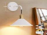 Battery Operated Sconce, Wireless Lights Set of 2, 13 RGB Colors Dimmable Battery Powered V1171-CB-WLPD-W-RGB-BO2