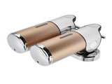 Wall Mount Soap Shower Dispenser Dual Pump 2 Separate Compartments Reusable Space Saving Shampoo V1294-YM0523-3112220024911