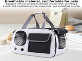 Cat and Dog Transport Bag - Travel Basket - Foldable Cat Transport Box - Cat Bag - Pet Carrier Bag V1188-MS101-02959-1