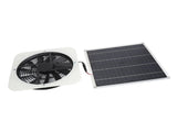 Solar Panel Fan Kit Solar Exhaust Fan 100W Solar Powered Panel with 10inch Round Fan for Greenhouse V1294-YM0706-3114230113612